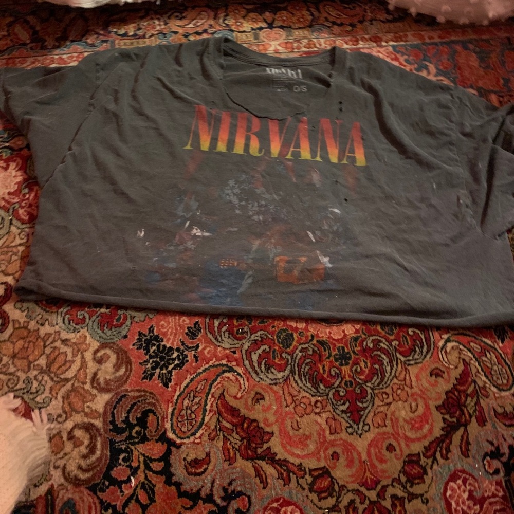 vintage cropped tee